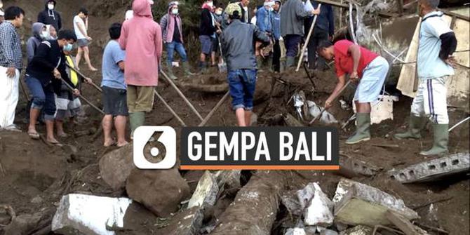 VIDEO: Dampak Parah Gempa Bali, Korban Tewas  Hingga Desa Tertimbun Longsoran Tanah