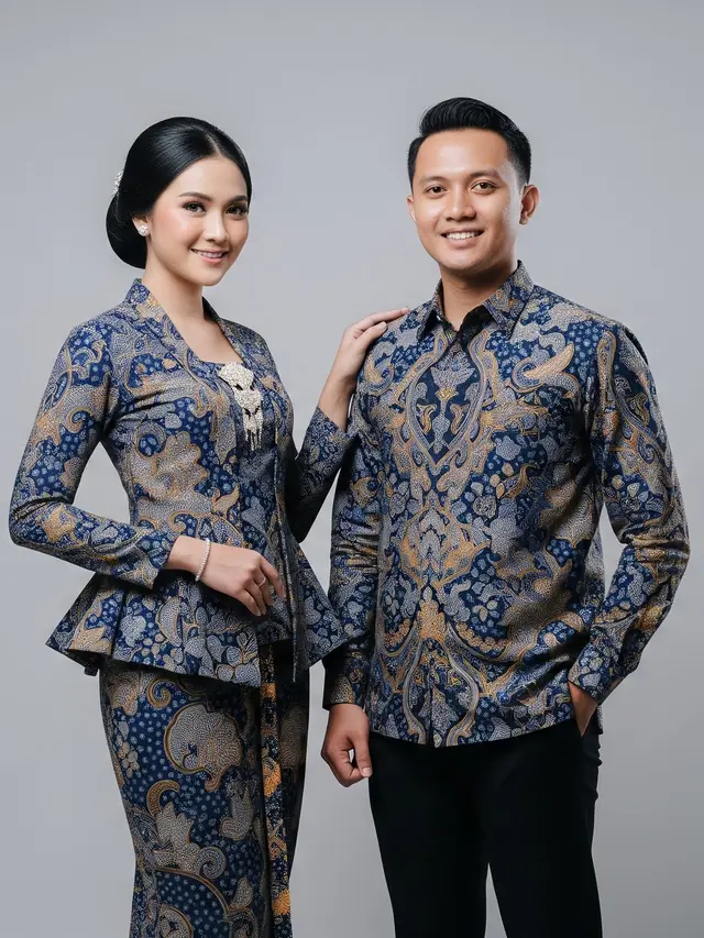Kebaya Batik Couple Kontemporer