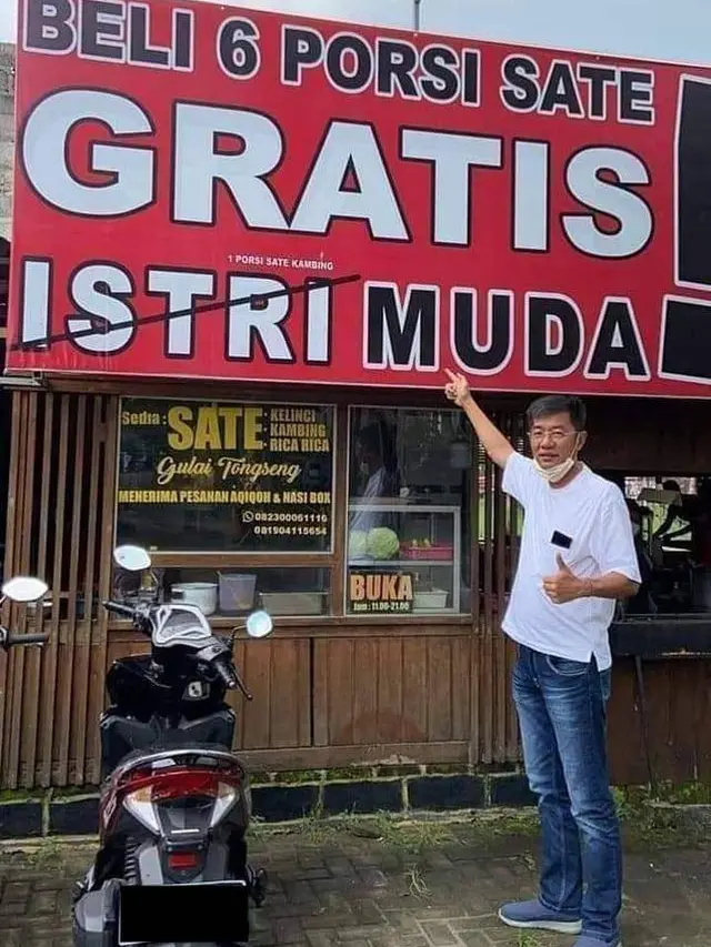 8 Potret Iklan Promosi Absurd di Warung Ini Bikin Kesal