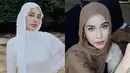 Lihat di sini beberapa gaya liburan Aghnia Punjabi yang simpel dengan outfit monokrom.