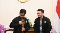 Ideprenuers Siap Dorong Lapangan Pekerjaan Baru, Temui Wapres Gibran dan Berikan Pin