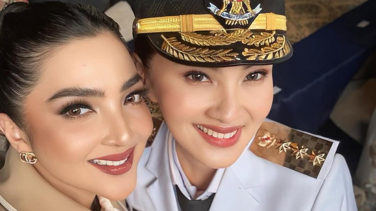6 Gaya Anggun Serba Beige Ashanty Hadiri Acara Syukuran Pelantikan Sherly Laos sebagai Gubernur