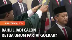Bahlil Lahadalia menjadi sorotan awak media saat reshuffle kabinet pada Senin pagi. Karena selain baru dilantik jadi Menteri ESDM, Bahlil juga digadang-gadang akan menggantikan Airlangga Hartarto sebagai Ketua Umum Partai Golkar.