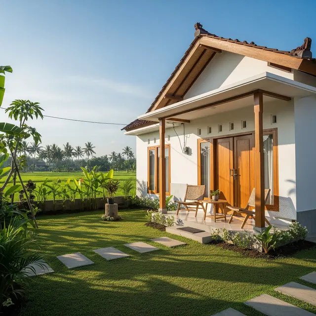 9 Rumah Impian Masa Tua di Desa Desain Simpel dan Nyaman