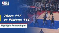 Jimmy Butler mencetak 32 poin, enam rebound, dan enam assist saat Philadelphia 76ers mengalahkan Detroit Pistons 117-111.