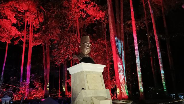 Hasil foto di malam hari dengan Vivo V23e (Liputan6.com/Giovani Dio Prasasti)