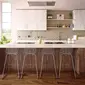 Membuat desain kitchen set perlu didasari dari ilmu ergonomik, agar dapat penggunanya merasa nyaman.