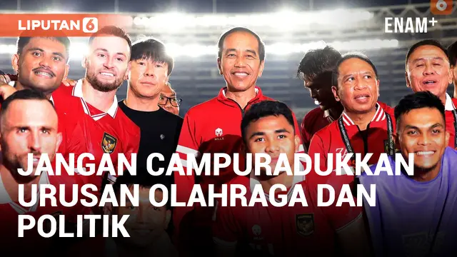 VIDEO: Jokowi Tegaskan: Jangan Campuradukkan Urusan Olahraga dan Politik