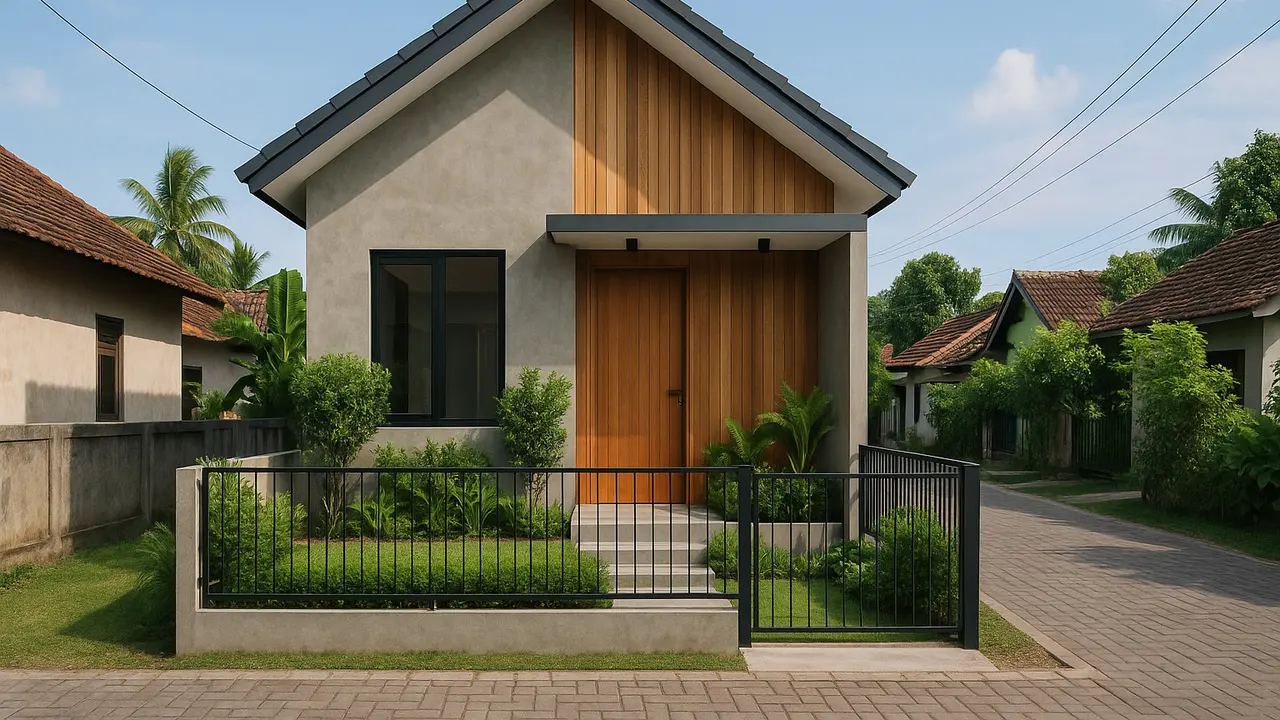 Model Rumah Sederhana tapi Mewah 2 Kamar di Desa