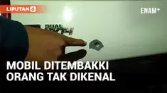 Mobil yang Ditumpangi Anggota TNI dan Ormas Ditembak Orang Tak Dikenal