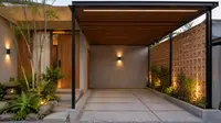 8 Model Carport Bergaya Japandi Modern, Konsep Simpel yang Bikin Halaman Makin Estetik