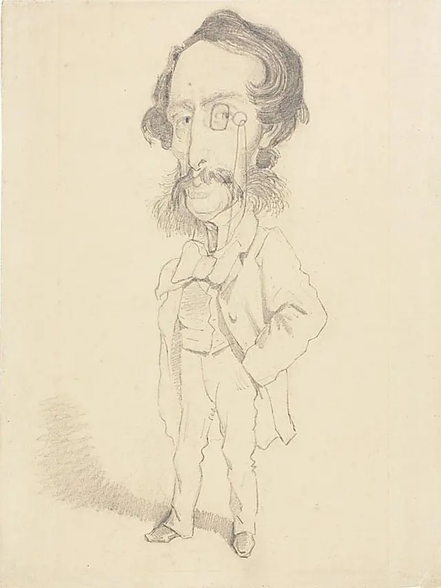 Claude Monet Caricature