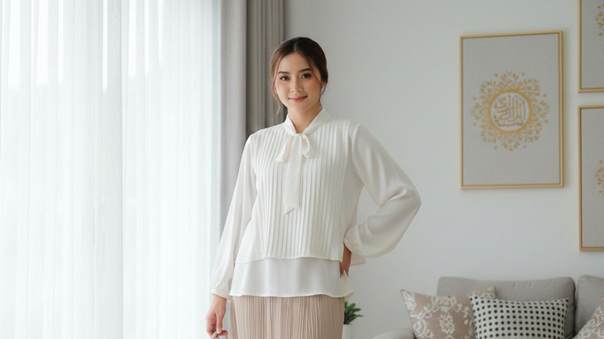 8 Model Baju Lebaran Tanpa Hijab Tapi Tetap Sopan, Inspirasi Anggun di Momen Spesial