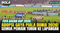 FIFA ASEAN Cup 2026 mengadopsi konsep seperti yang diterapkan pada Piala Dunia 2026. Seluruh pemain yang masuk Daftar Susunan Pemain (DSP) ikut turun ke lapangan untuk menyanyikan lagu kebangsaan, bukan hanya pemain Starting XI. Hal tersebut terlihat...