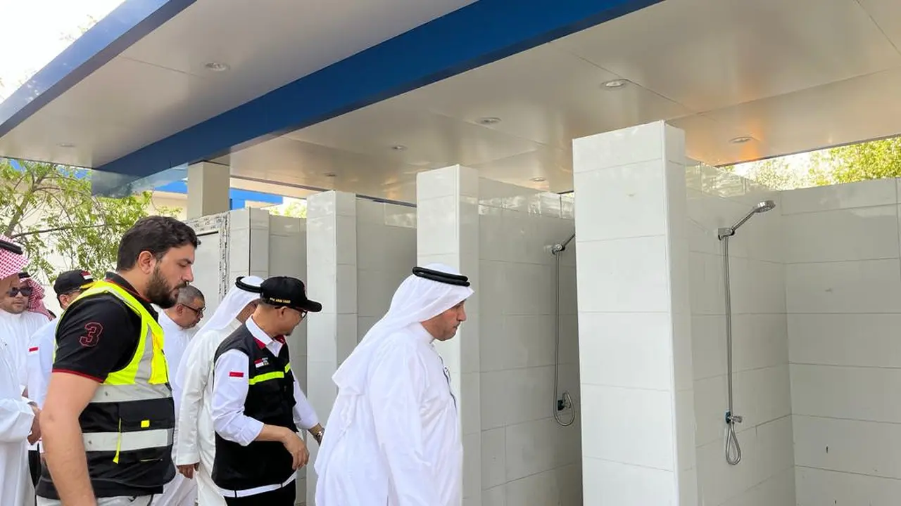 Persiapan menyambut puncak haji di Arafah. (FOTO: MCH PPIH ARAB SAUDI 2023)
