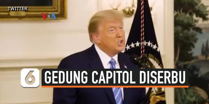 VIDEO: Trump Hadapi Konsekuensi Akibat Kerusuhan di Gedung Capitol