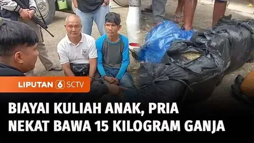 VIDEO: Pria Paruh Baya di Padang Nekat Jual Ganja demi Biayai Kuliah Anak