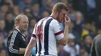 Gelandang West Bromwich Albion asal Irlandia Utara, Chris Brunt. (AFP/Ian Kington)