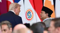 Momen akrab Presiden Prabowo dan Donald Trump (Dok: Biro Pers)