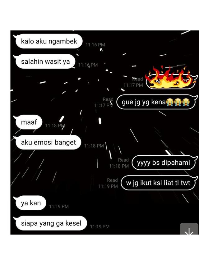 6 Chat Cowok Luapkan Emosi ke Pacar Usai Indonesia Kalah Ini Kocak