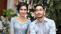 Tunangan Syahnaz Sadiqah dan Jeje Govinda (Adrian Putra/bintang.com)