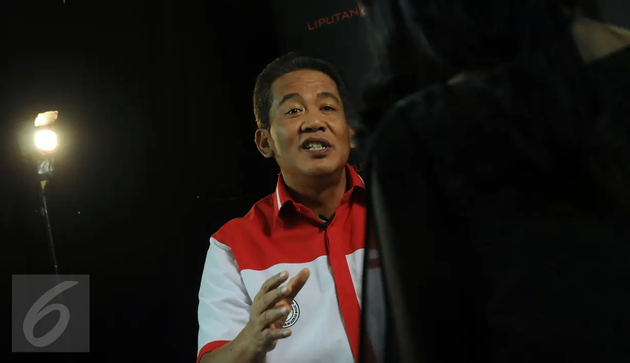 Kepala Badan Narkotika Nasional (BNN) Komjen Pol Anang Iskandar saat melakukan wawancara khusus dengan redaksi Liputan6.com di Jakarta, Rabu (1/7/2015). Anang mengungkap beberapa hal yang berkaitan dengan kinerja BNN. (Liputan6.com/Helmi Fithriansyah)