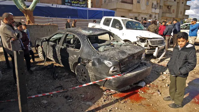 Serangan Bom Mobil Ganda Tewaskan 34 Orang di Libya