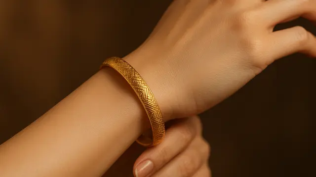 model gelang pipa motif ukiran etnik