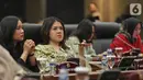 Anggota DPRD DKI Jakarta Agustina H atau Tina Toon menghadiri rapat paripurna DPRD DKI Jakarta, Kamis (3/10/2019). Rapat Paripurna DPRD DKI Jakarta mengumumkan penetapan susunan pimpinan DPRD DKI periode 2019/2024. (Liputan6.com/Herman Zakharia)