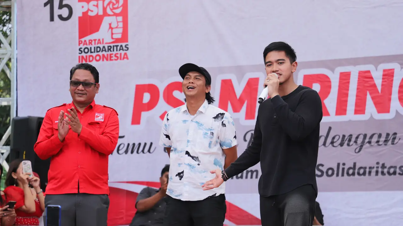 Ketua Umum Partai Solidaritas Indonesia (PSI) Kaesang Pangarep