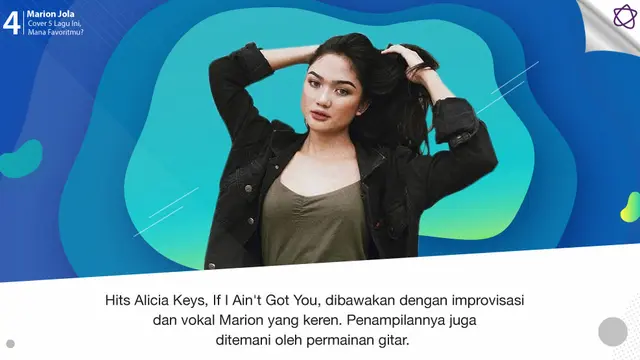 [Bintang] Marion Jola Cover 5 Lagu Ini, Mana Favoritmu?