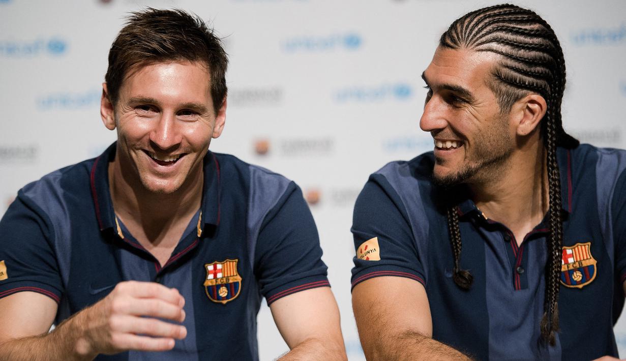 Jose Pinto. Kiper yang memperkuat Barcelona mulai 2004 hingga 2008 ini adalah teman paling akrab Lionel Messi di ruang ganti. Beredar kabar, perpanjangan kontraknya tiap tahun juga adalah karena pengaruh Lionel Messi. (Foto: AFP/Nicolas Asfouri)