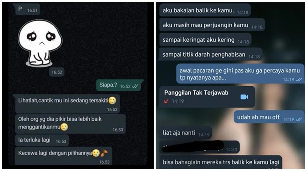 6 Chat Mantan Ajak Balikan Ini Ujungnya Tak Sesuai Harapan, Bikin Nyesek