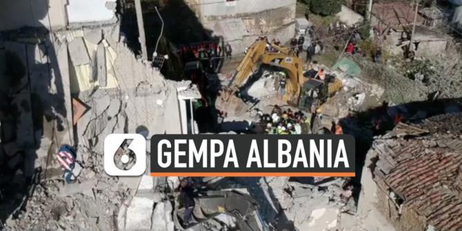 VIDEO: Gempa Albania, 21 Tewas Ratusan Mengungsi