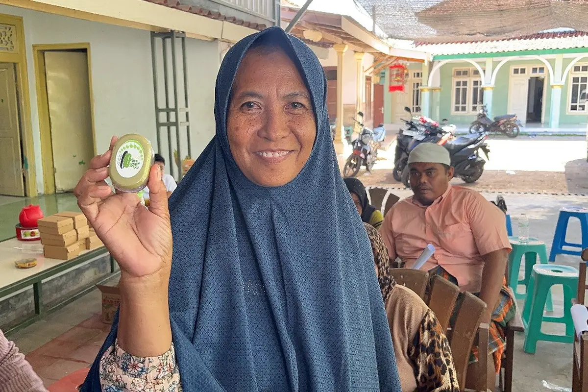Sabun Moringa karya mahasiswa Jember, diklaim bisa menambah nutrisi kulit dan mengangkat sel mati, membersihkan kulit dari kotoran dan kuman. (Istimewa)
