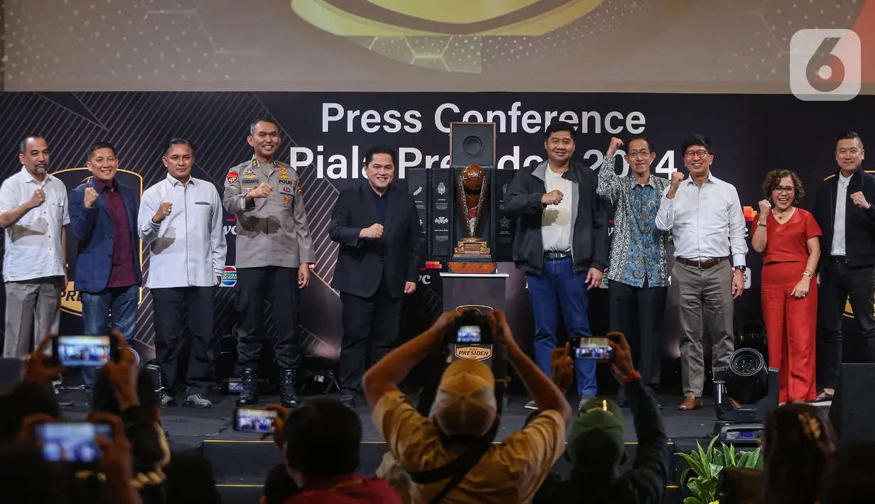 Untuk keenam kalinya, turnamen yang memperebutkan Piala Presiden digelar. (Liputan6.com/Angga Yuniar)