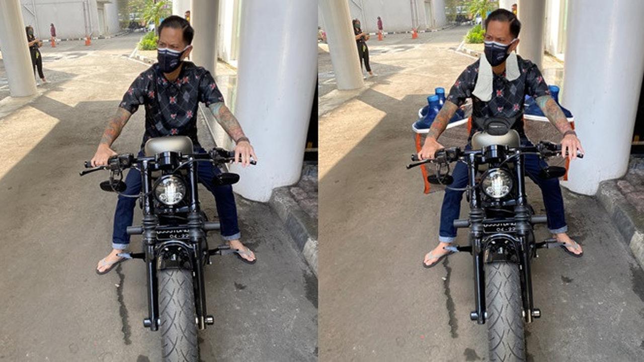 6 Editan Foto Chef Juna saat Naik Motor Gede Ini Bikin Ngakak