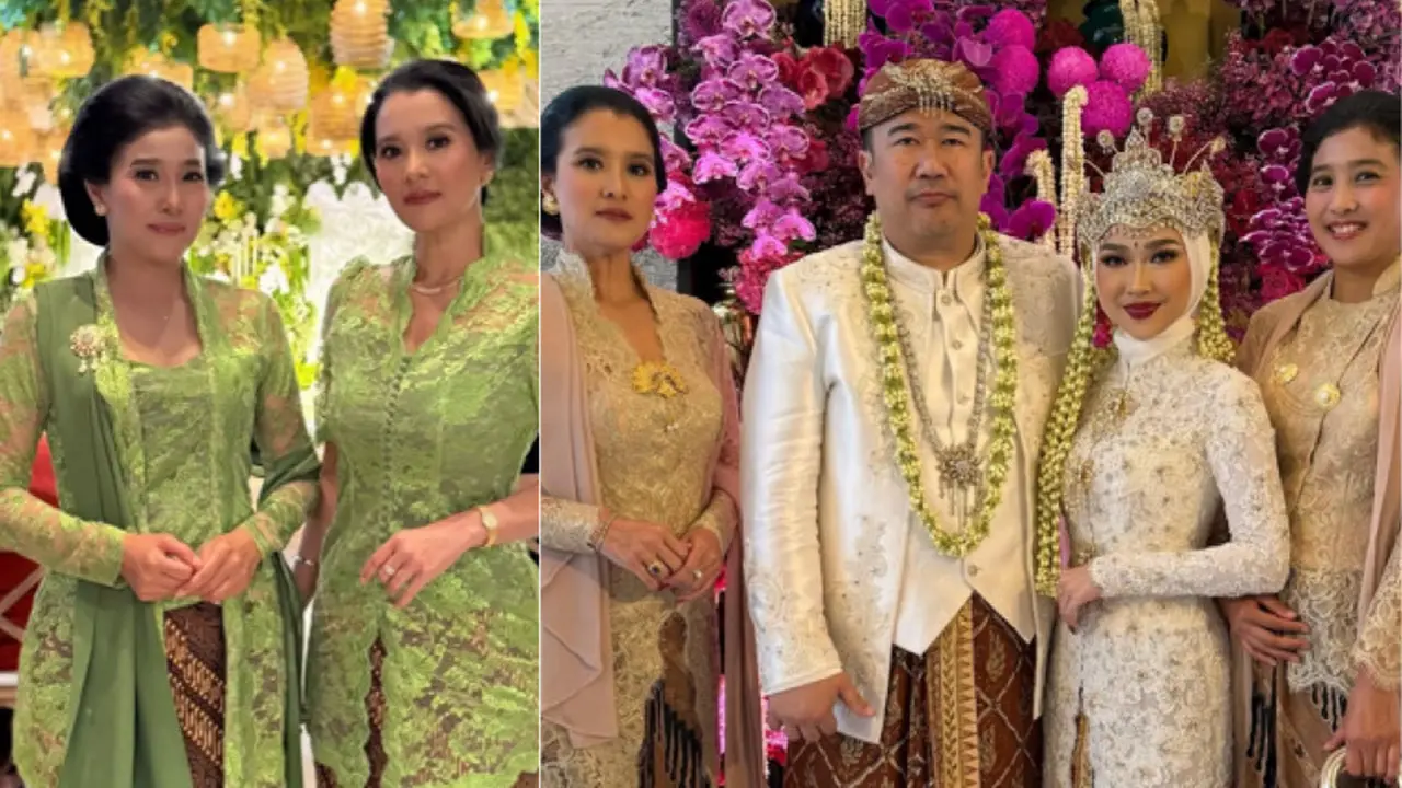 Marcella Zalianty dan Olivia Zalianty Kenakan Kebaya di Siram serta Pernikahan Keponakan