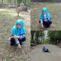 Kekeyi bergaya ditengah jalan [Foto: Instagram.com/rahmawatikekeyiputricantikka23]