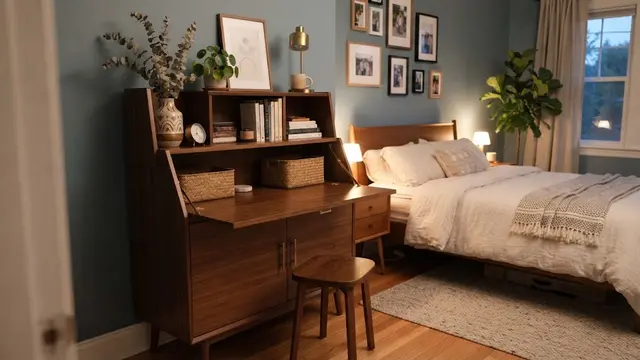 Inspirasi Ruang Kerja di Dalam Kamar Tidur