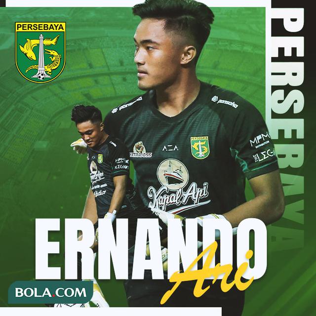 Persebaya Surabaya - Ilustrasi Ernando Ari