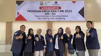 Mahasiswa KKN-T IPB di Desa Pedak, Kecamatan Sulang, Kabupaten Rembang. (Foto: Liputan6.com/istimewa)