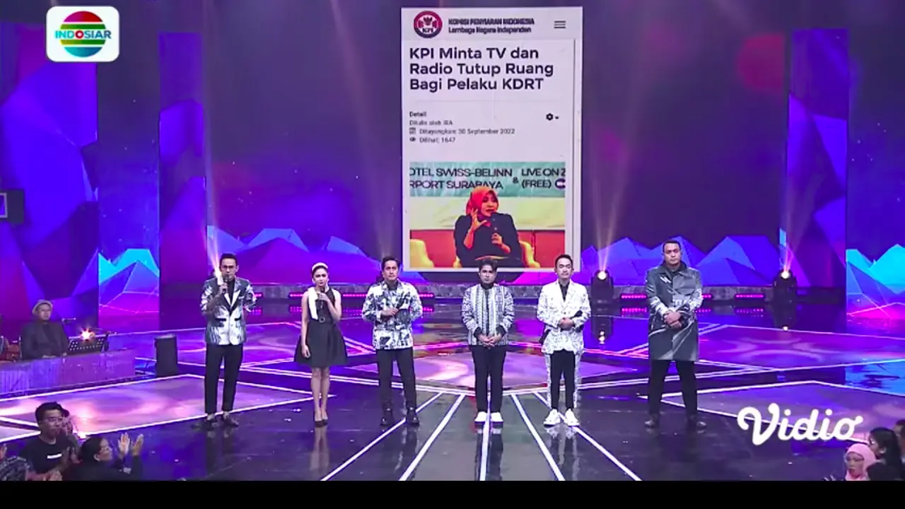 Sesuai Imbauan KPI Soal Pelaku KDRT, Indosiar Umumkan Pecat Rizky Billar sebagai Host Dangdut Academy. (indosiar)