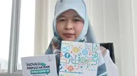 Finalis Pustakawan Berprestasi Nasional 2023&nbsp;Ubudiyah Setiawati. (Liputan6.com/ Dok ist)