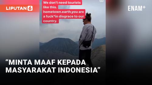 VIDEO: Turis Asing Kencingi Bromo Akhirnya Minta Maaf