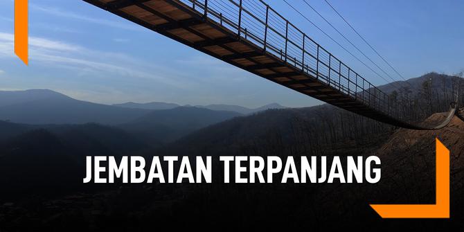 VIDEO: Segera Dibuka, Jembatan Gantung Terpanjang di Amerika Utara