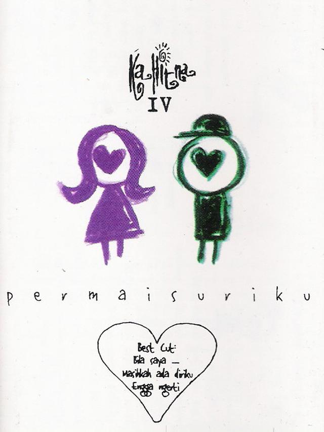 Sampul album Kahitna IV dengan hit “Permaisuriku” karya Carlo Saba. (Foto: Dok. Musica Studios)