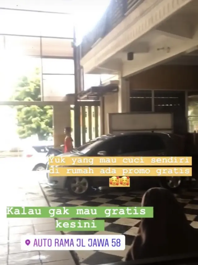 Promo Kocak ala Tukang Cuci Mobil Ini Bikir Mikir Keras