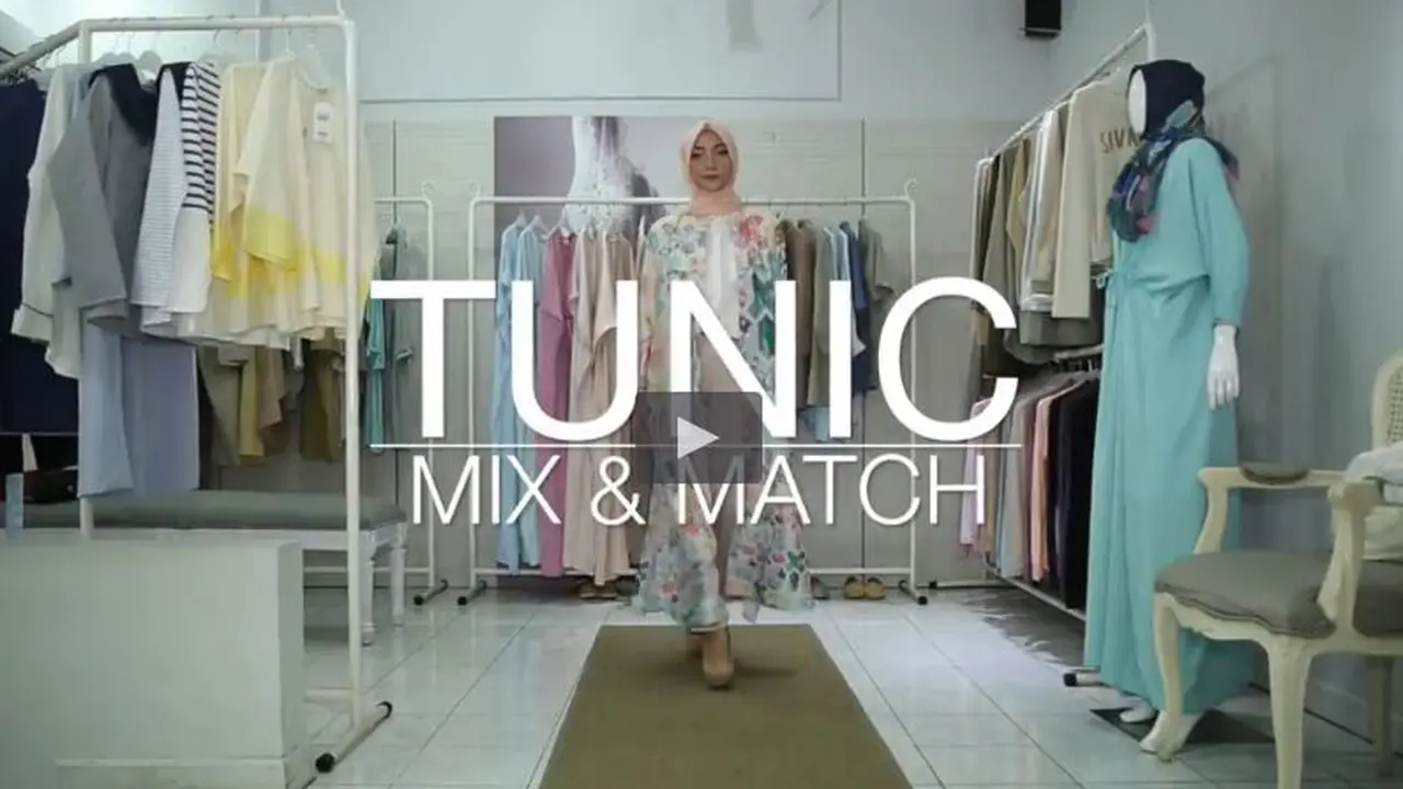 Tutorial Gaya 1 Tunik untuk 2 Gaya Berbeda