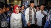 Sylviana Murni dan Agus Harimurti Yudhoyono. (Liputan6.com/Faizal Fanani)